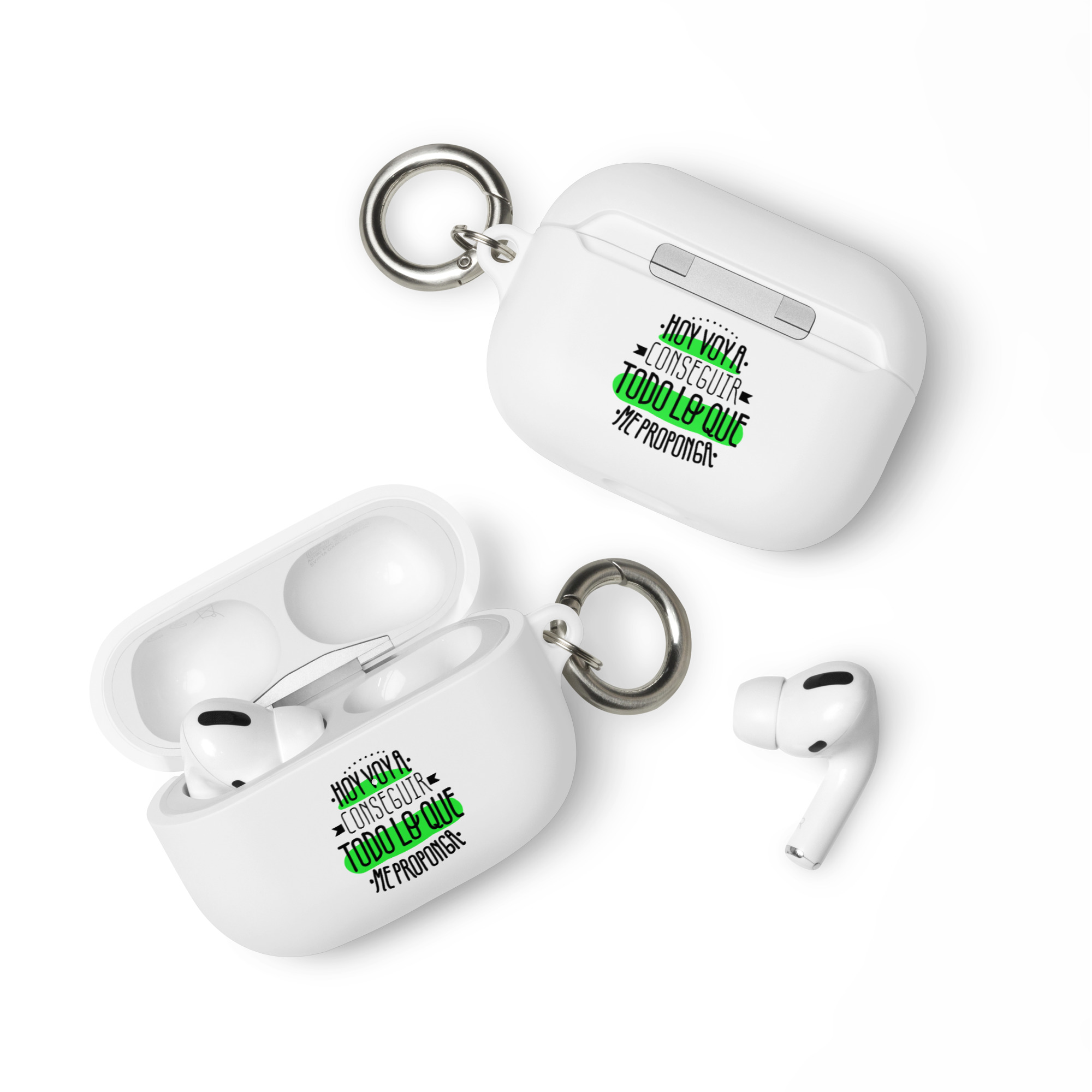 Hoy voy a conseguir todo lo que me proponga - Funda de silicona para AirPods® - Imagen 6