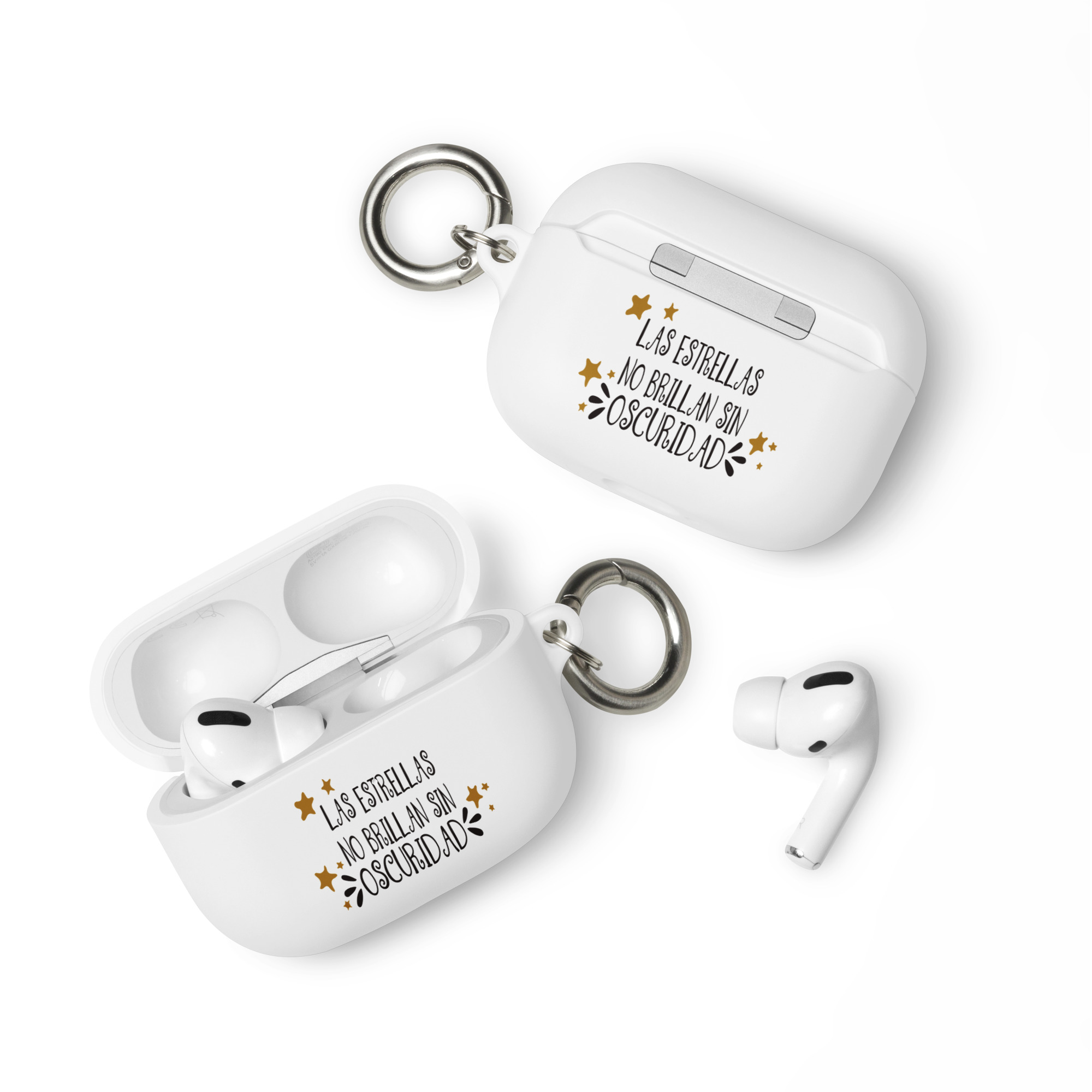 Las estrellas no brillan sin oscuridad - Funda de silicona para AirPods® - Imagen 6