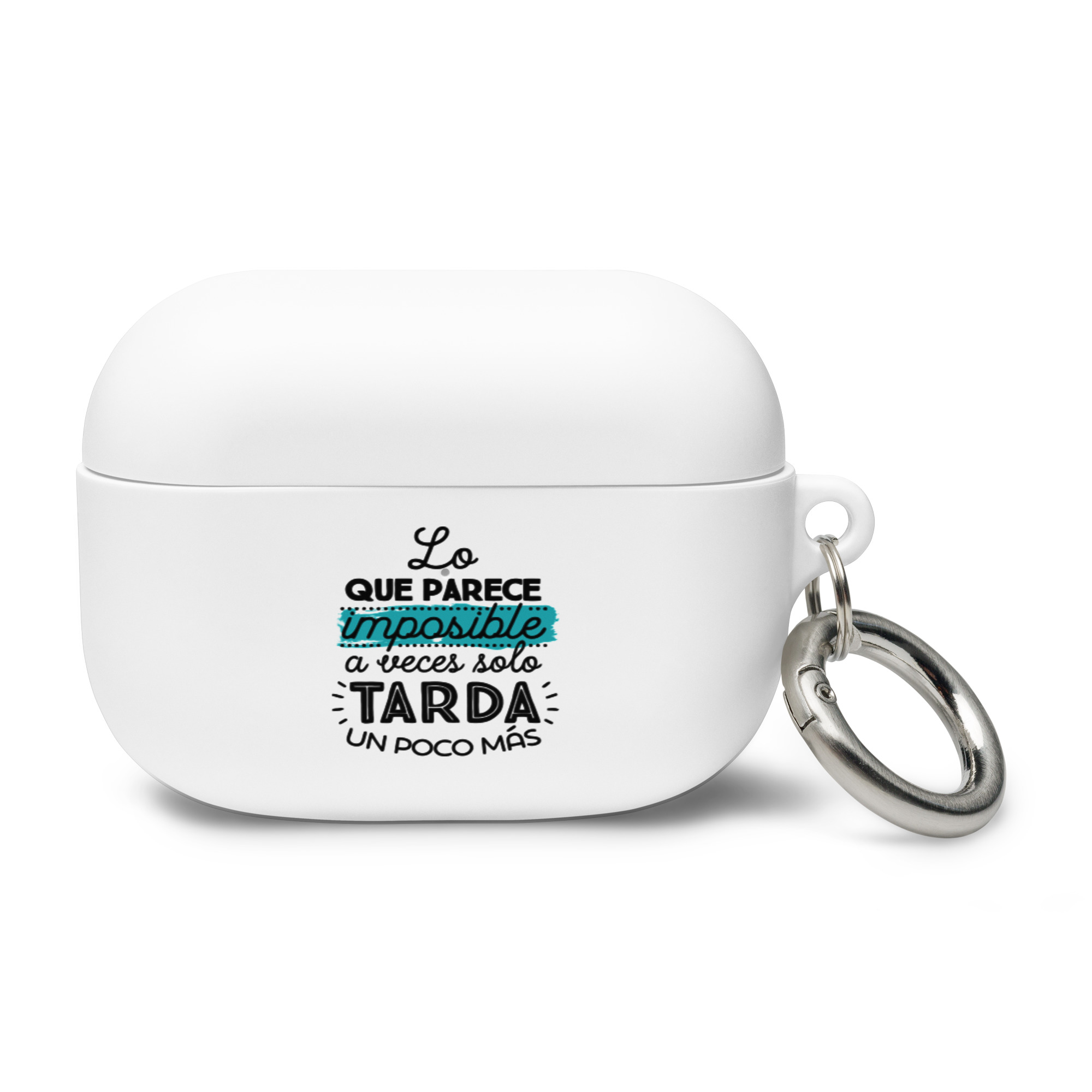 Lo que parece imposible a veces solo tarda un poco mas - Funda de silicona para AirPods® - Imagen 3