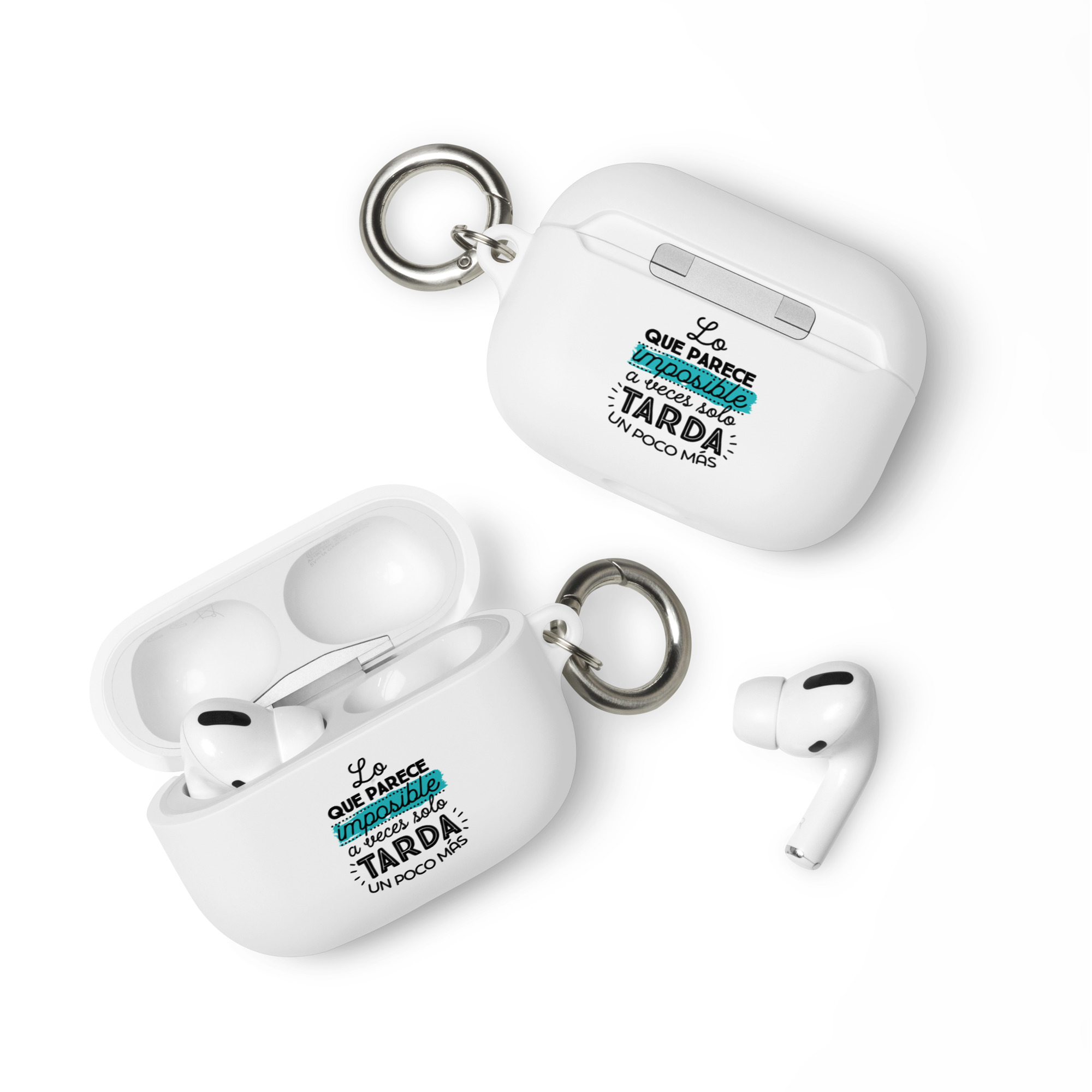 Lo que parece imposible a veces solo tarda un poco mas - Funda de silicona para AirPods® - Imagen 6