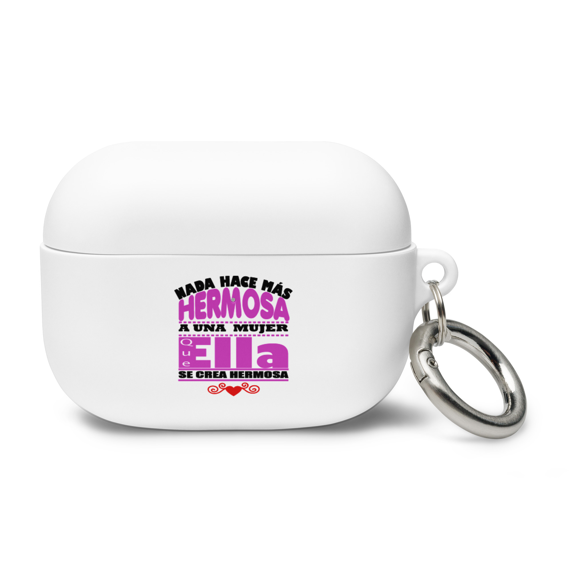 Nada hace mas hermosa a una mujer que ella se crea hermosa - Funda de silicona para AirPods® - Imagen 3