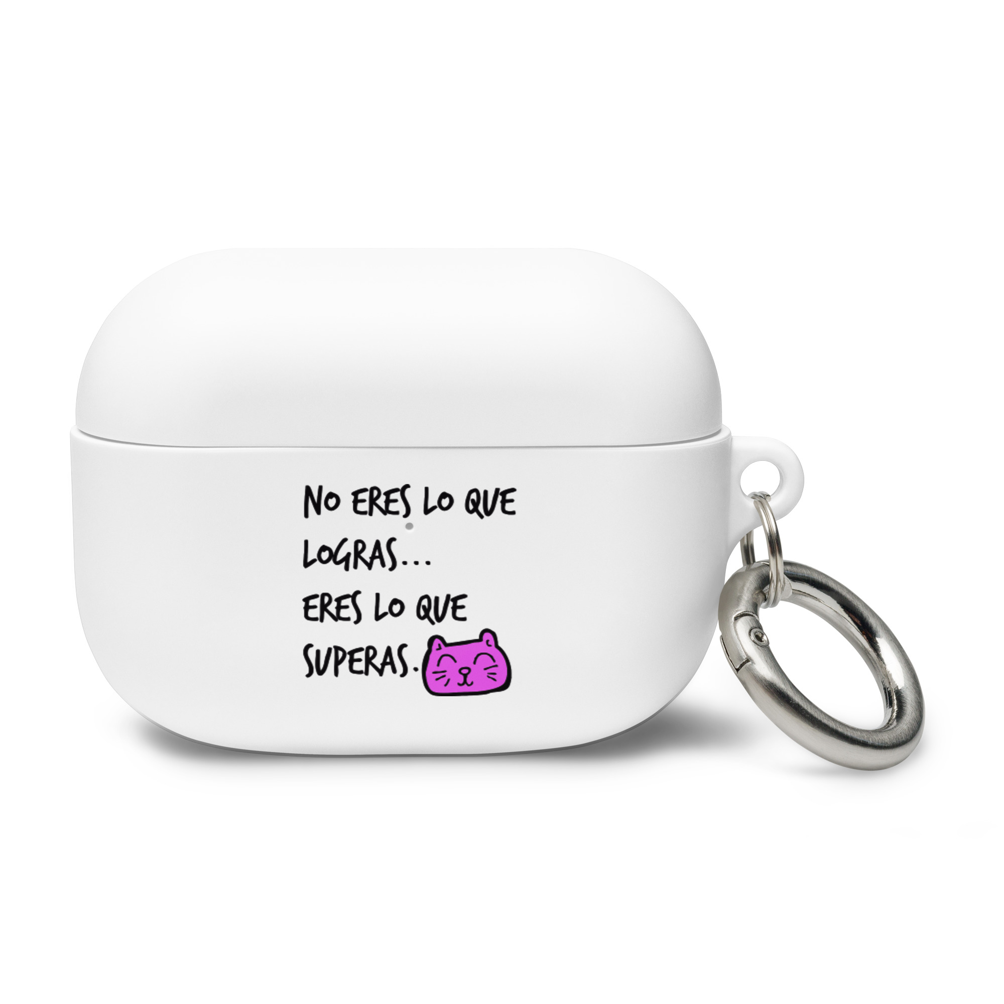No eres lo que logras, eres lo que superas - Funda de silicona para AirPods® - Imagen 3
