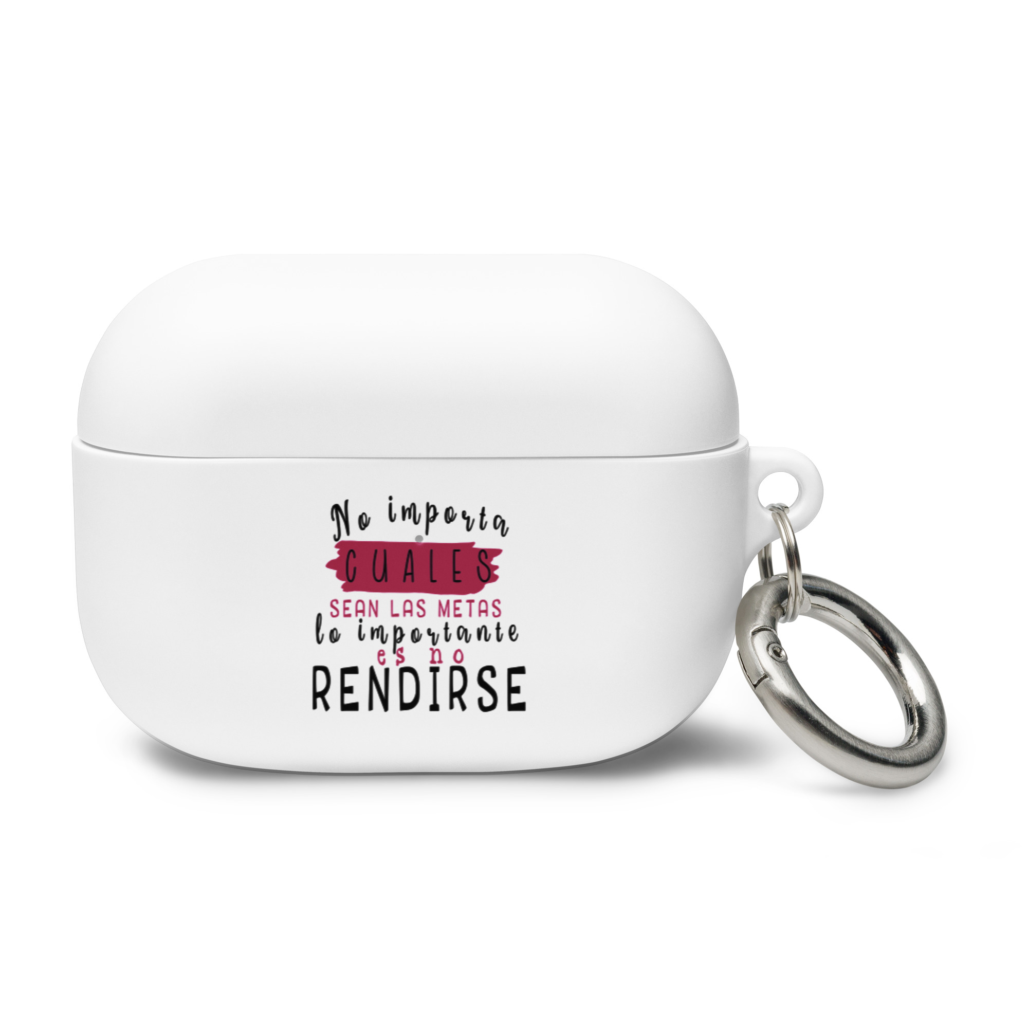 No importa hoy cuales sean tus metas, lo importante es no rendirse - Funda de silicona para AirPods® - Imagen 3