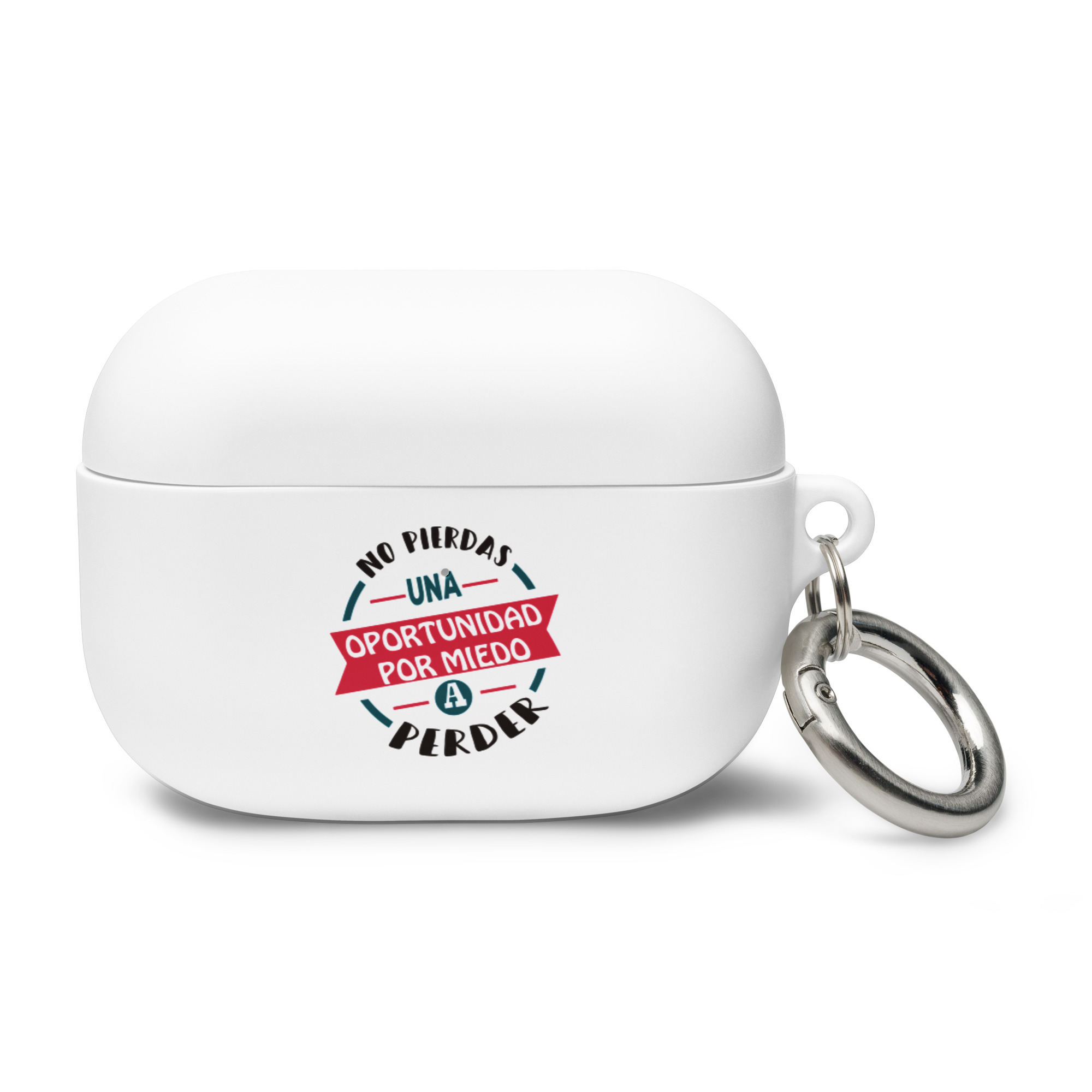No pierdas una oportunidad por miedo a perder - Funda de silicona para AirPods® - Imagen 3