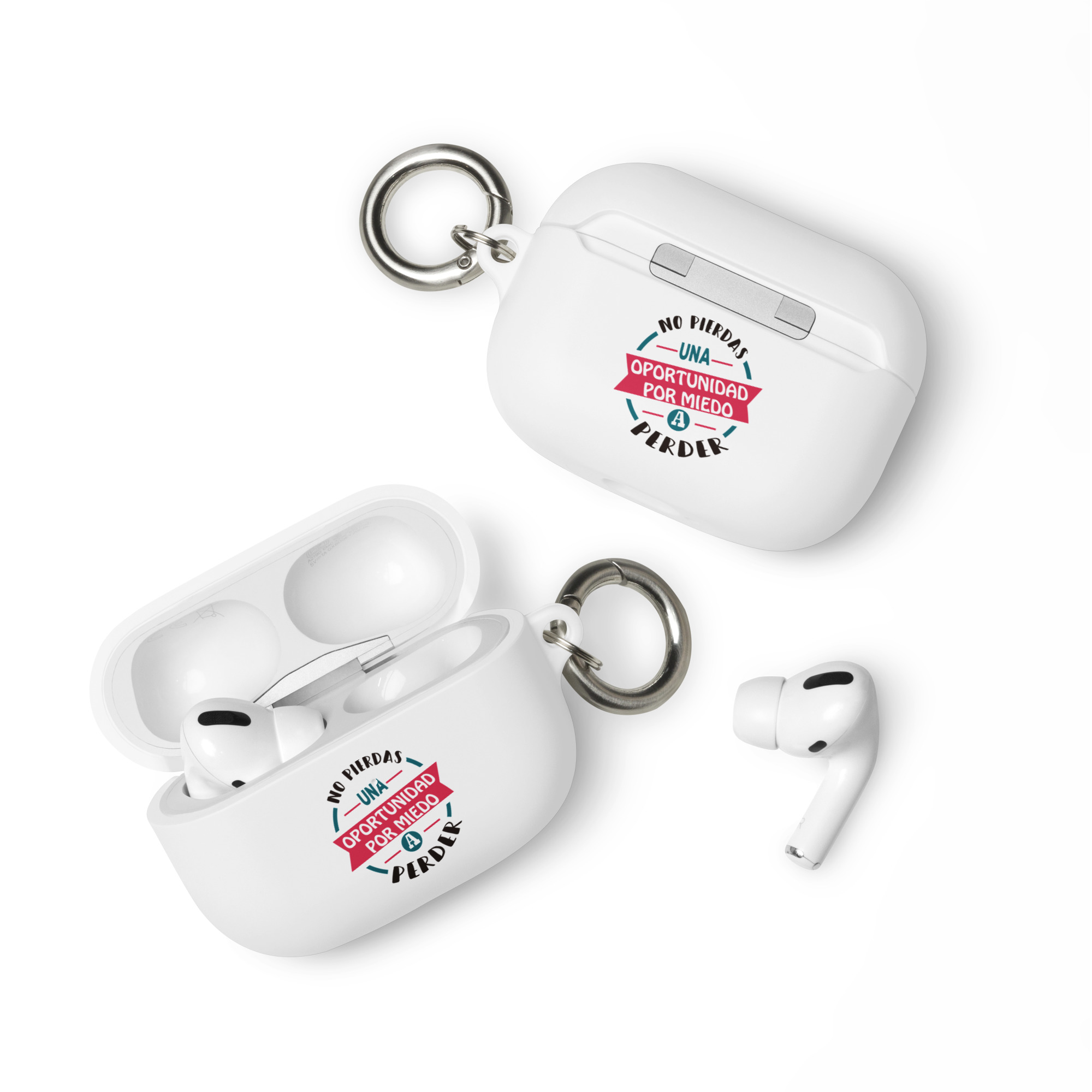 No pierdas una oportunidad por miedo a perder - Funda de silicona para AirPods® - Imagen 6