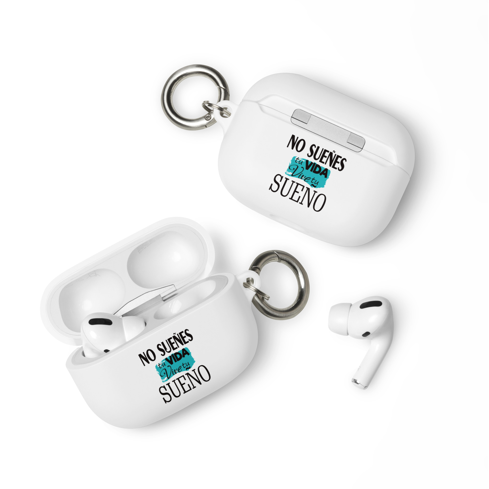 No sueñes tu vida, vive tu sueño - Funda de silicona para AirPods® - Imagen 6
