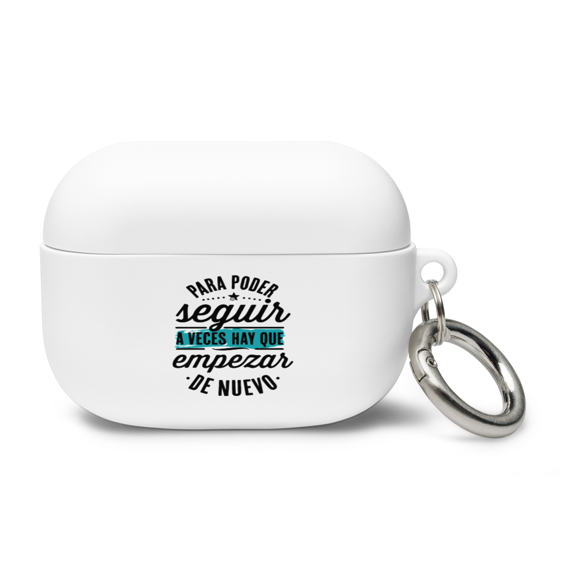 Para poder seguir a veces hay que empezar de nuevo - Funda de silicona para AirPods® - Imagen 3