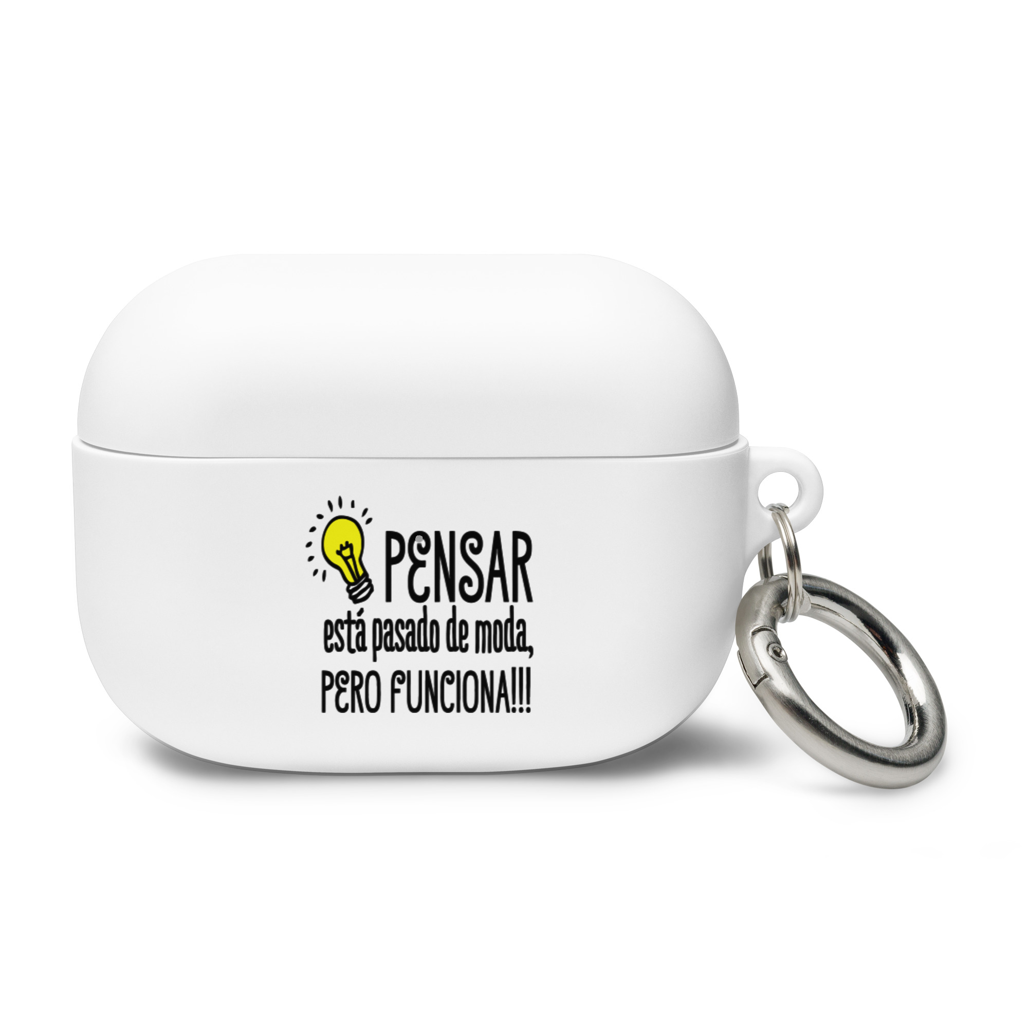Pensar esta pasado de moda, pero funciona - Funda de silicona para AirPods® - Imagen 3