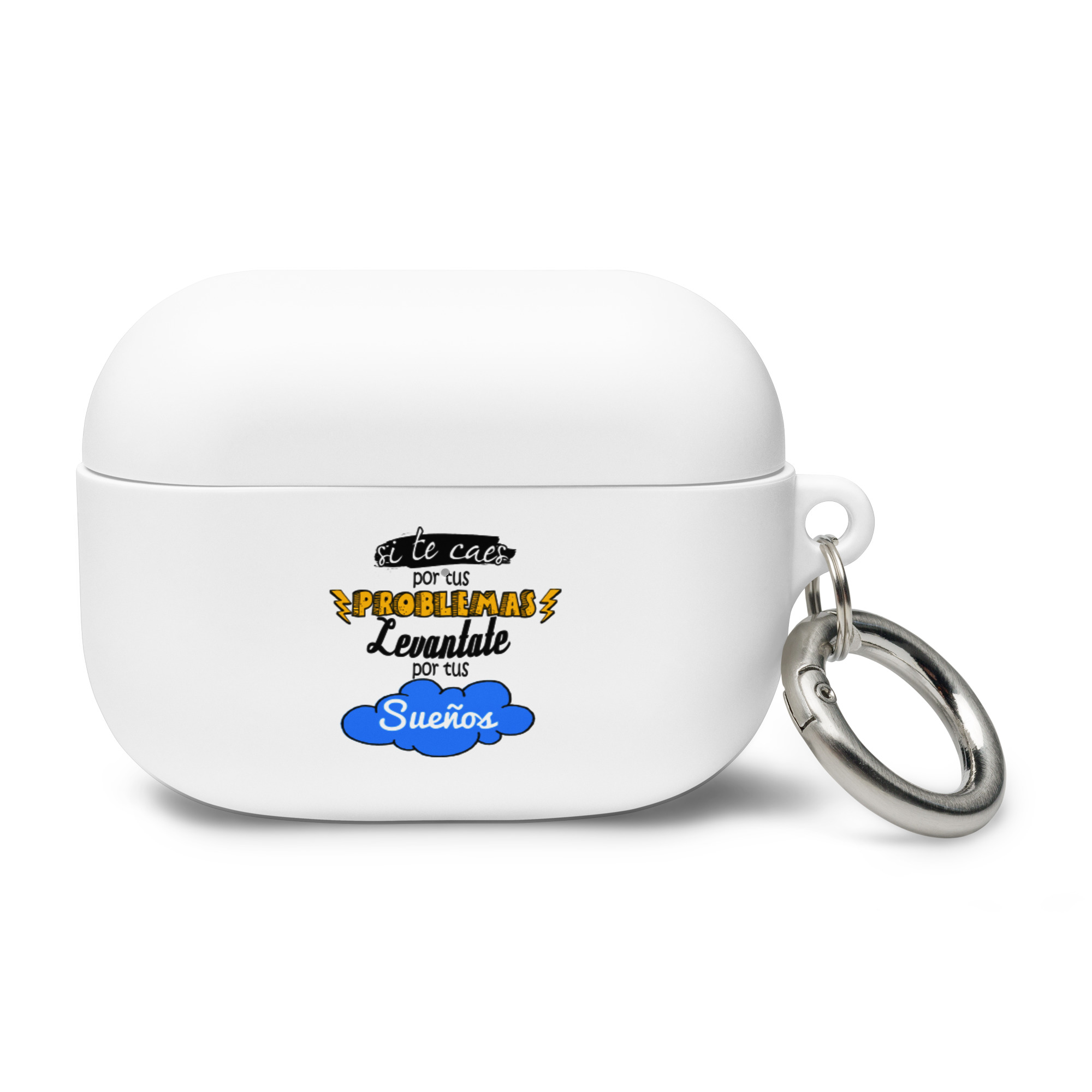 Si te caes por tus problemas, levántate por tus sueños - Funda de silicona para AirPods® - Imagen 3