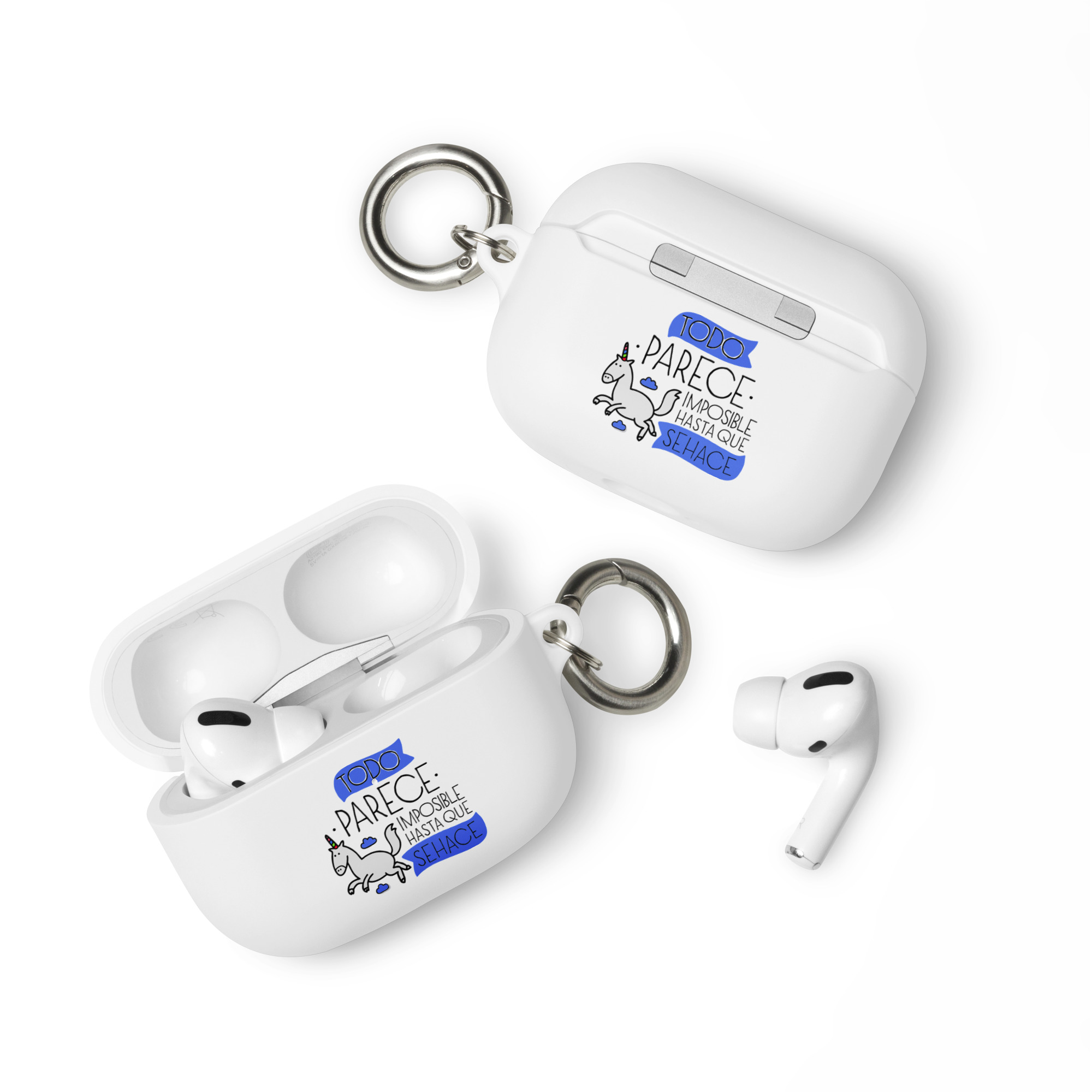 Todo parece imposible hasta que se hace - Funda de silicona para AirPods® - Imagen 6