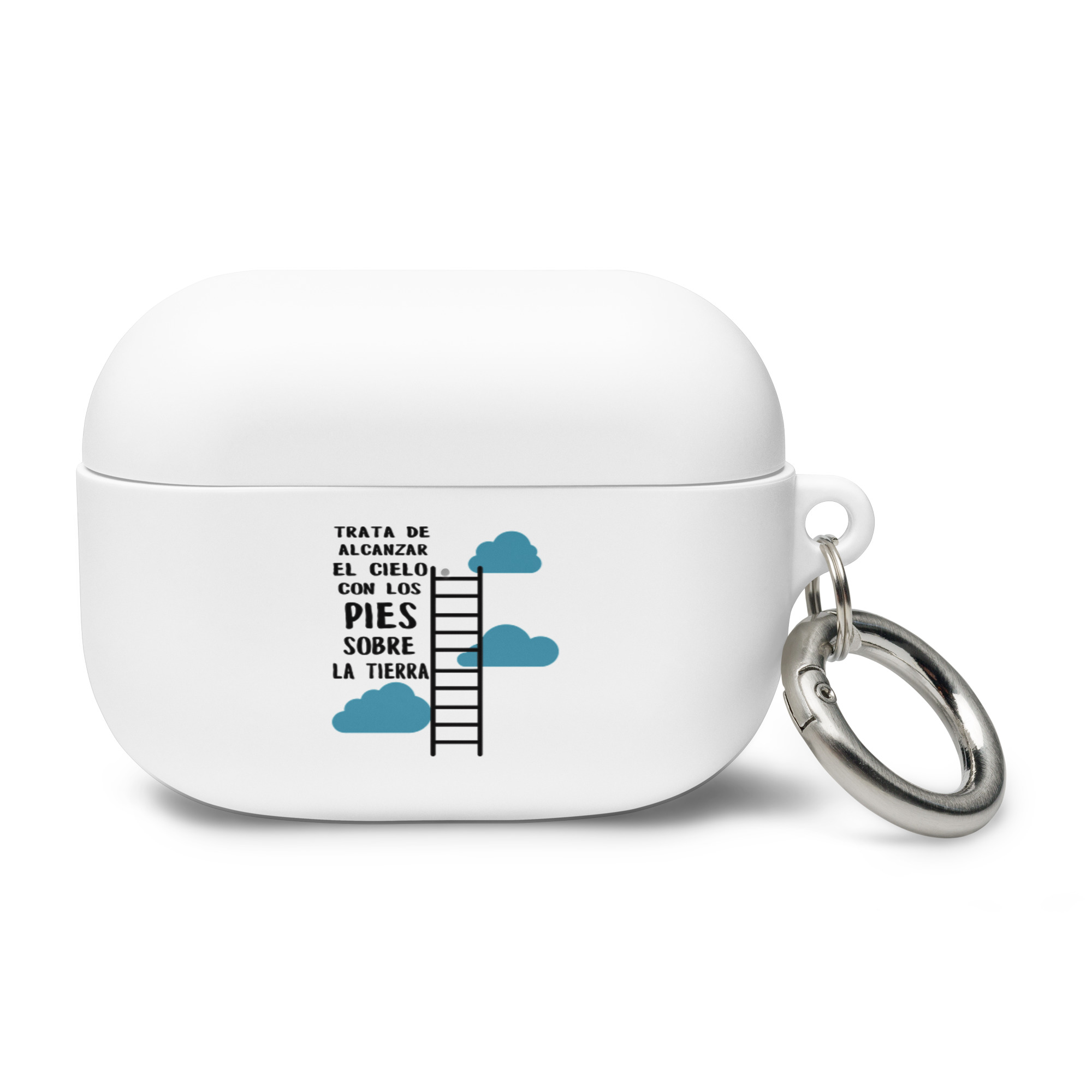 Trata de alcanzar el cielo con los pies sobre la tierra - Funda de silicona para AirPods® - Imagen 3