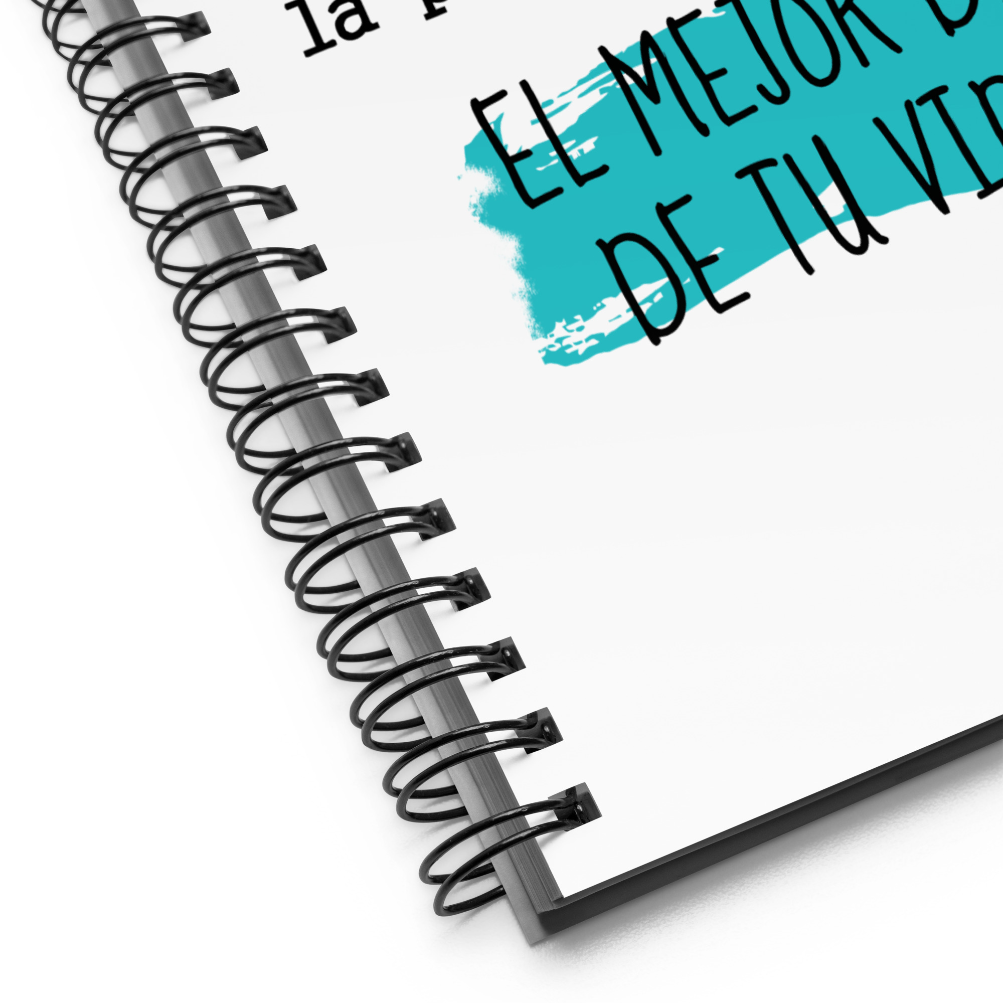 Dale a cada día la posibilidad de ser el mejor día de tu vida - Libreta de notas con espiral "motivadora" - Imagen 2
