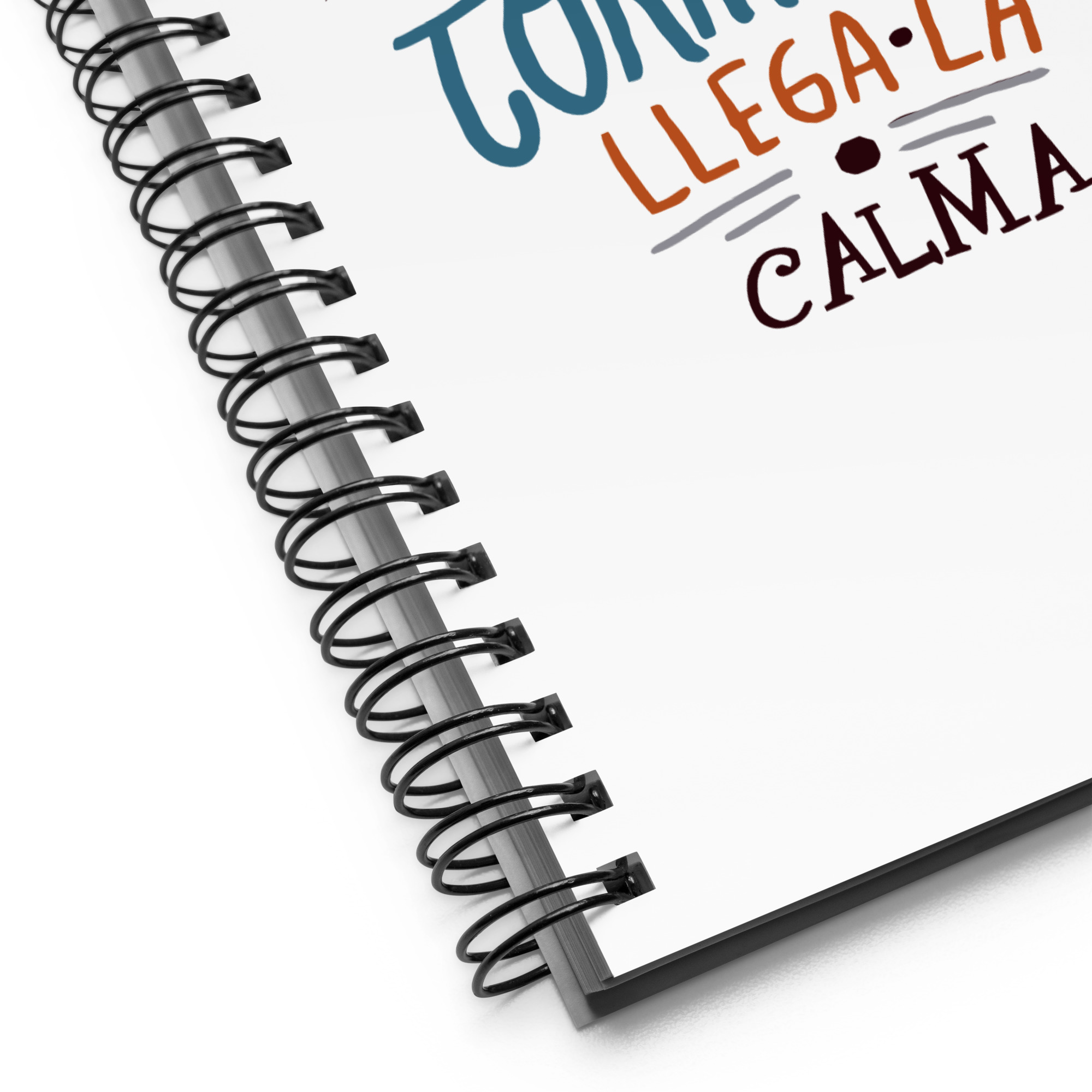 Después de la tormenta llega la calma - Libreta de notas con espiral "motivadora" - Imagen 2