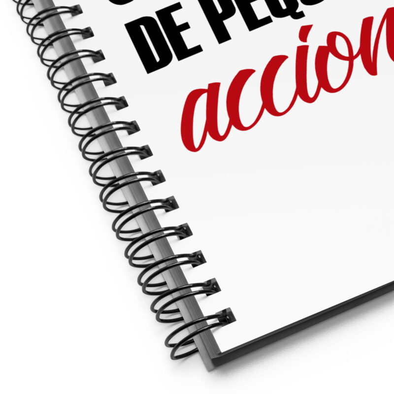 El éxito es la suma de pequeñas acciones - Libreta de notas con espiral "motivadora"