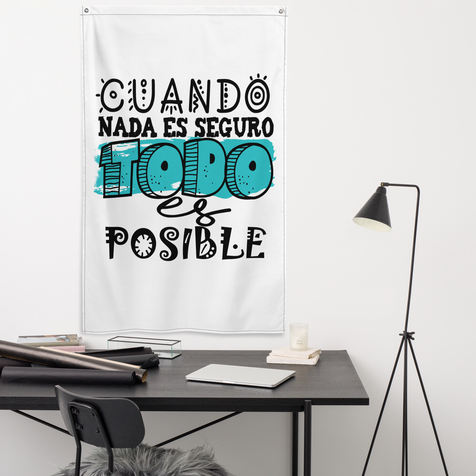 Bandera "Cuando nada es seguro, todo es posible" - Imagen 2