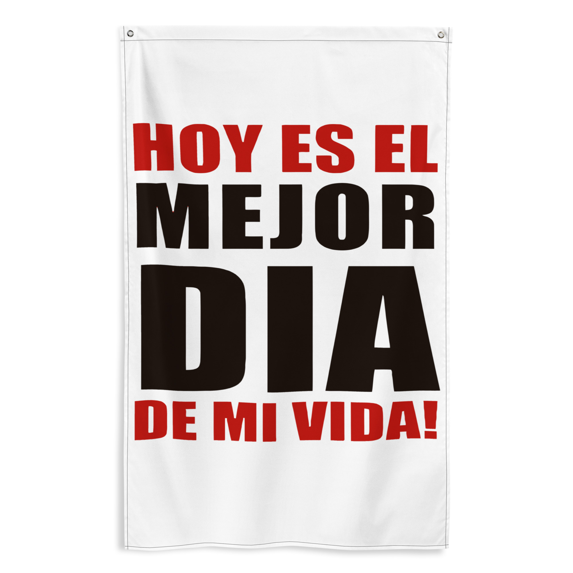 Bandera "Hoy es el mejor día de mi vida"