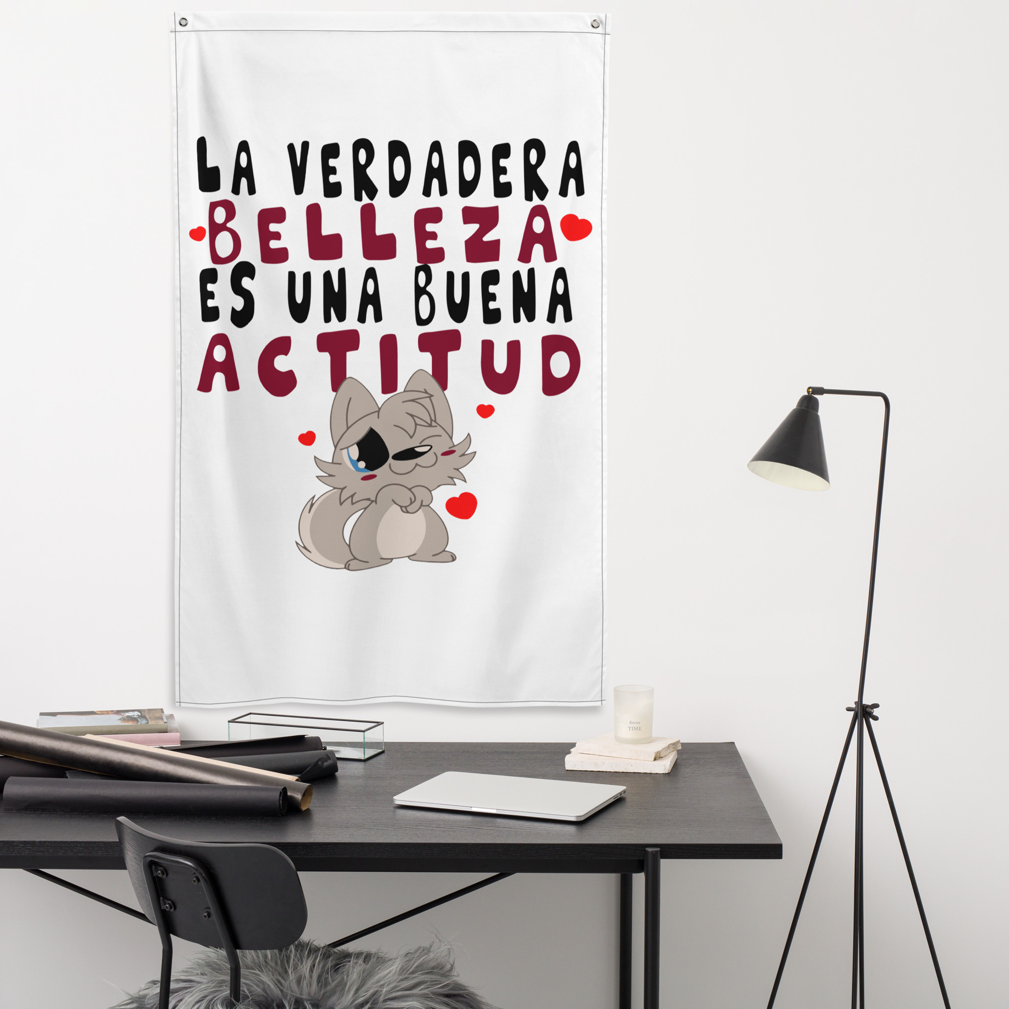 Bandera "La verdadera belleza es una buena actitud" - Imagen 2