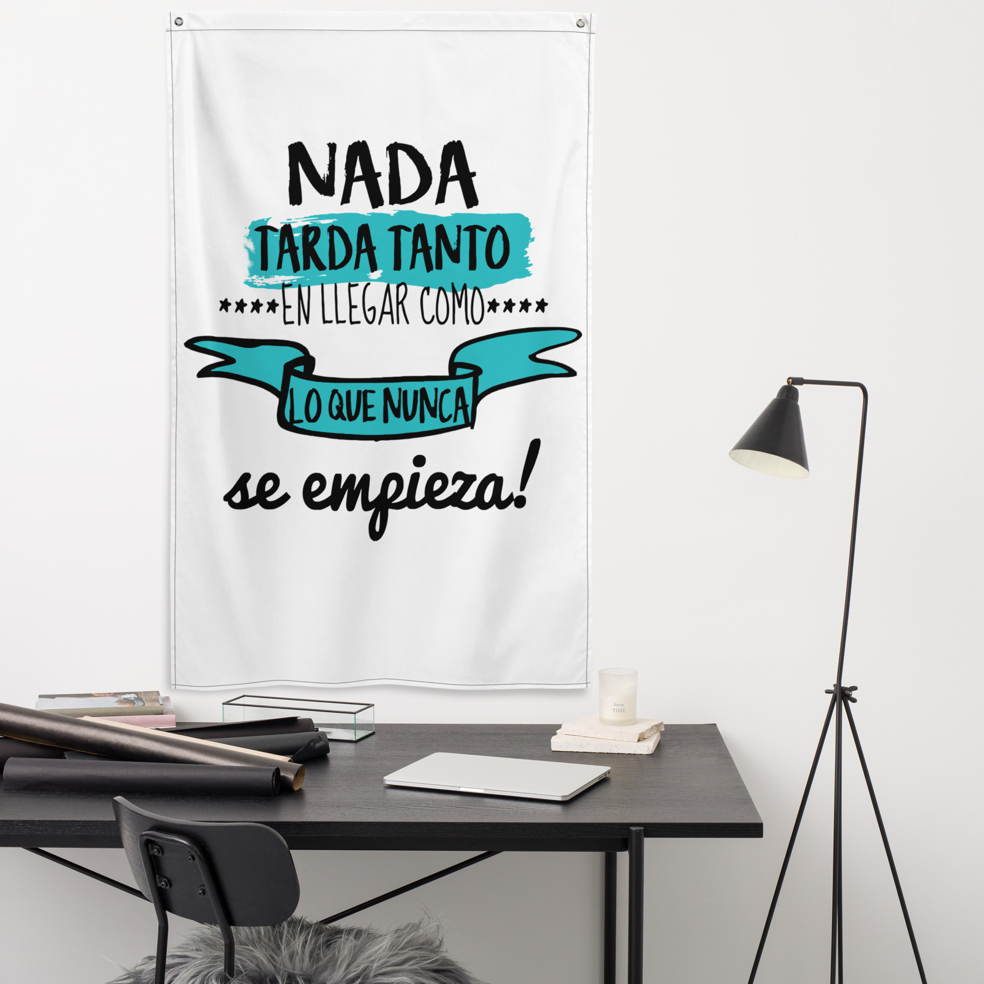 Bandera "Nada tarda tanto en llegar como lo que nunca se empieza" - Imagen 2