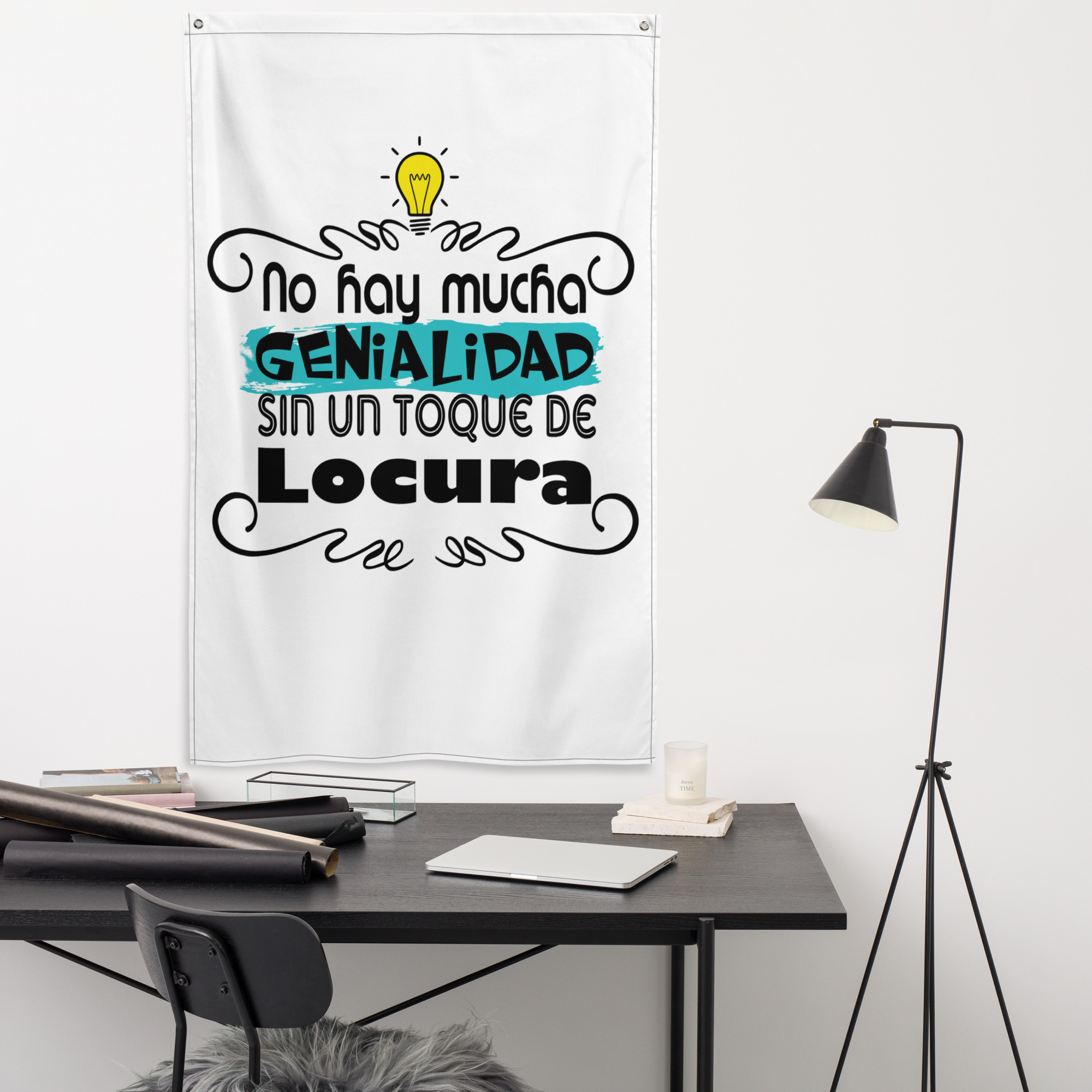 Bandera "No hay mucha genialidad sin un toque de locura" - Imagen 2