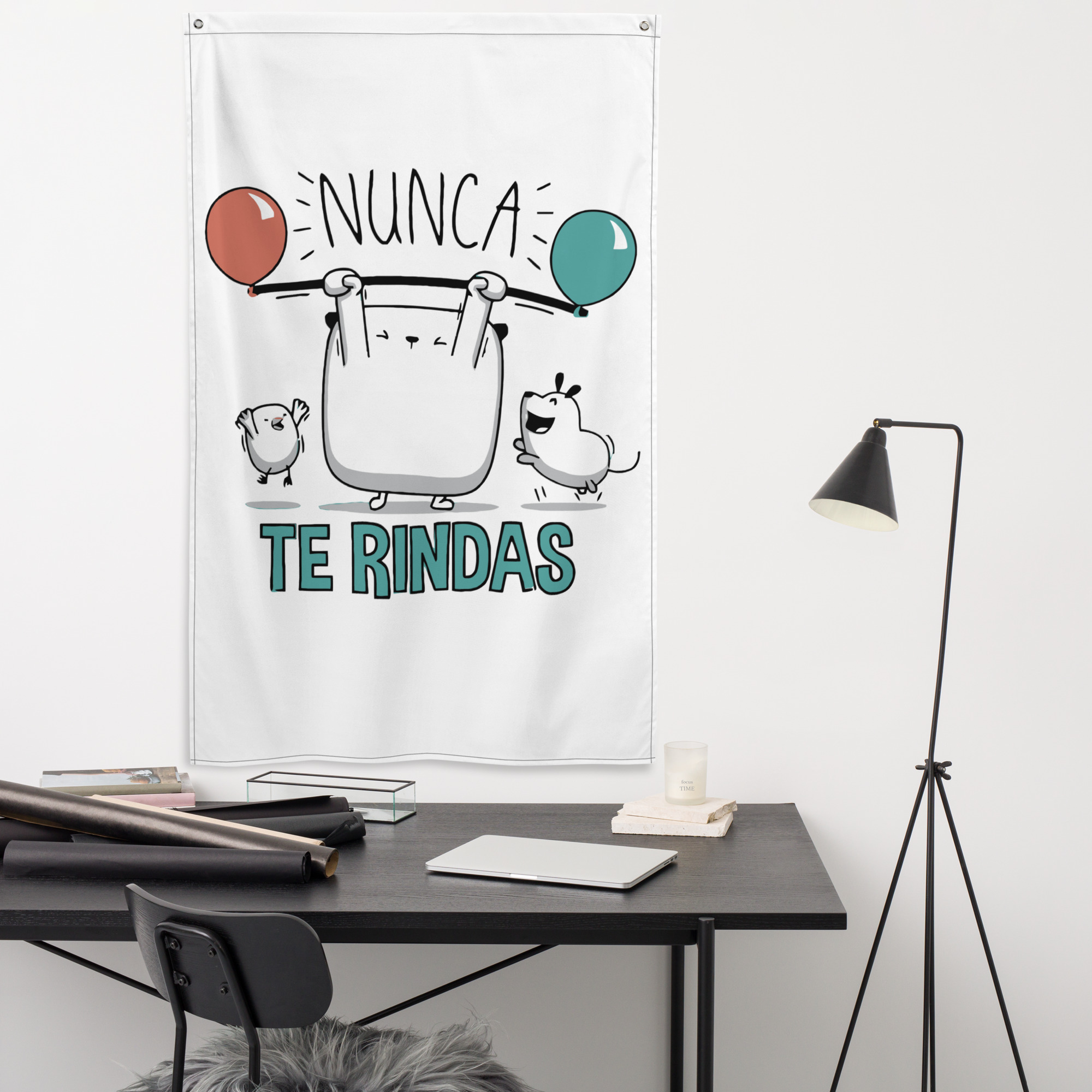 Bandera "Nunca te rindas" - Imagen 2