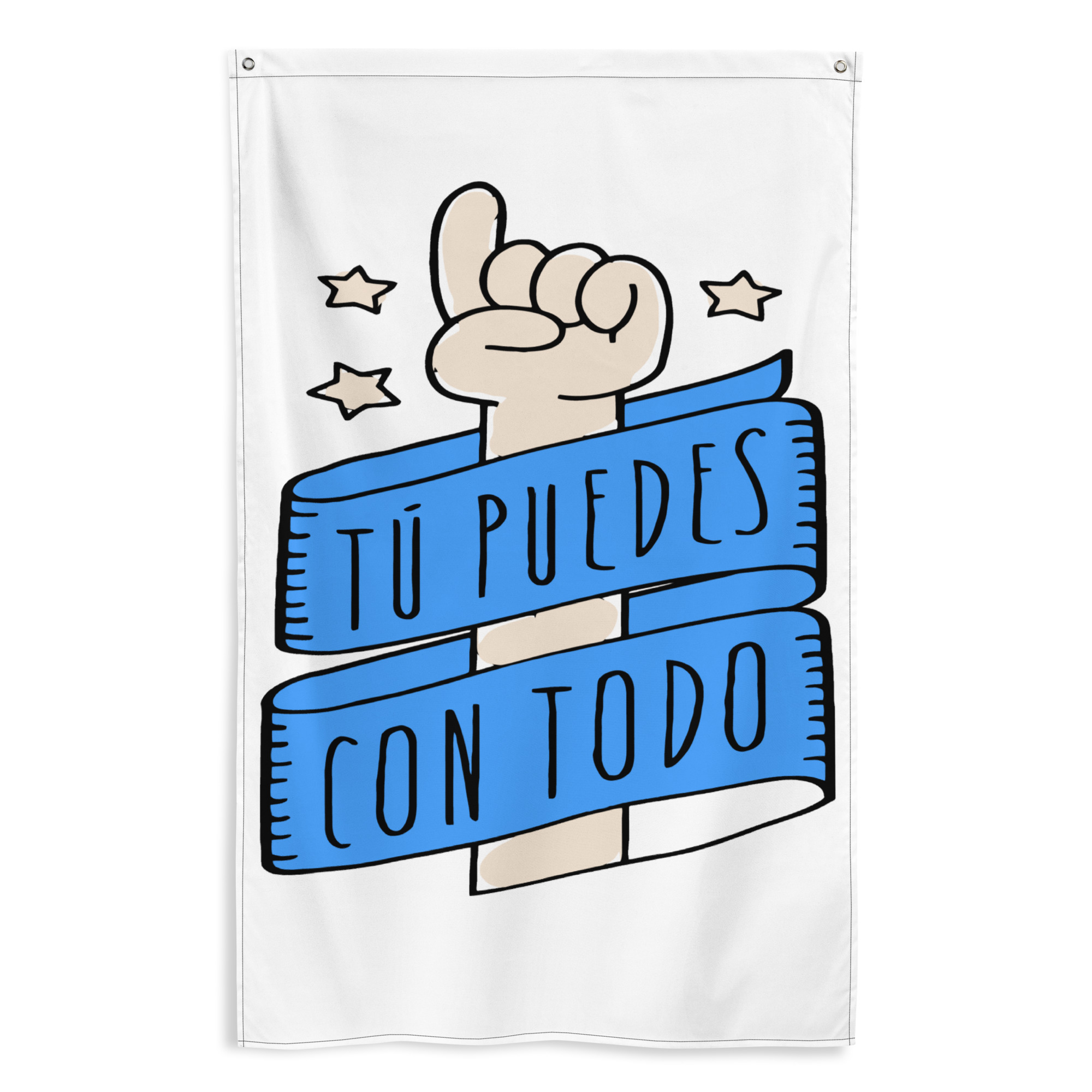 Bandera "Tu puedes con todo"