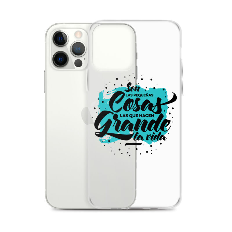 Funda transparente para iPhone® "Son las pequeñas cosas las que hacen grande la vida"
